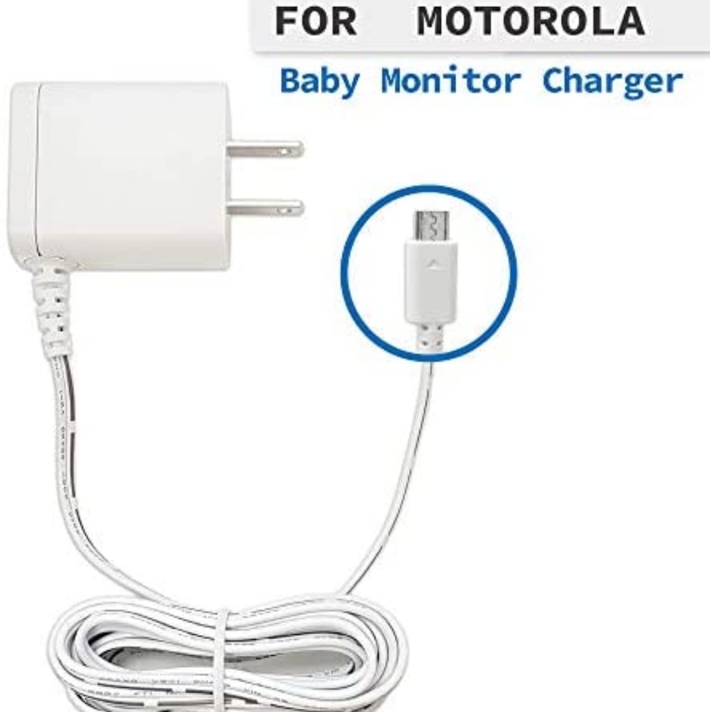 Motorola baby Monitor Charge AC/DC Adapter, Micro USB 5V 1000mA